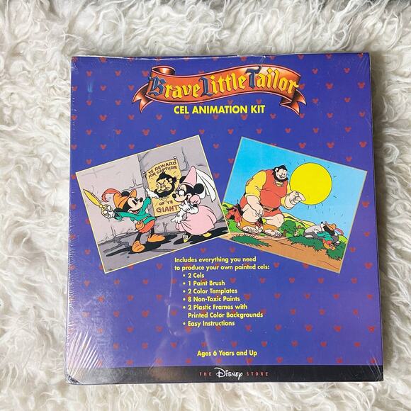 Vintage Disney Store Brave Little Tailor Cell Animation Kit NWT - Picture 1 of 6